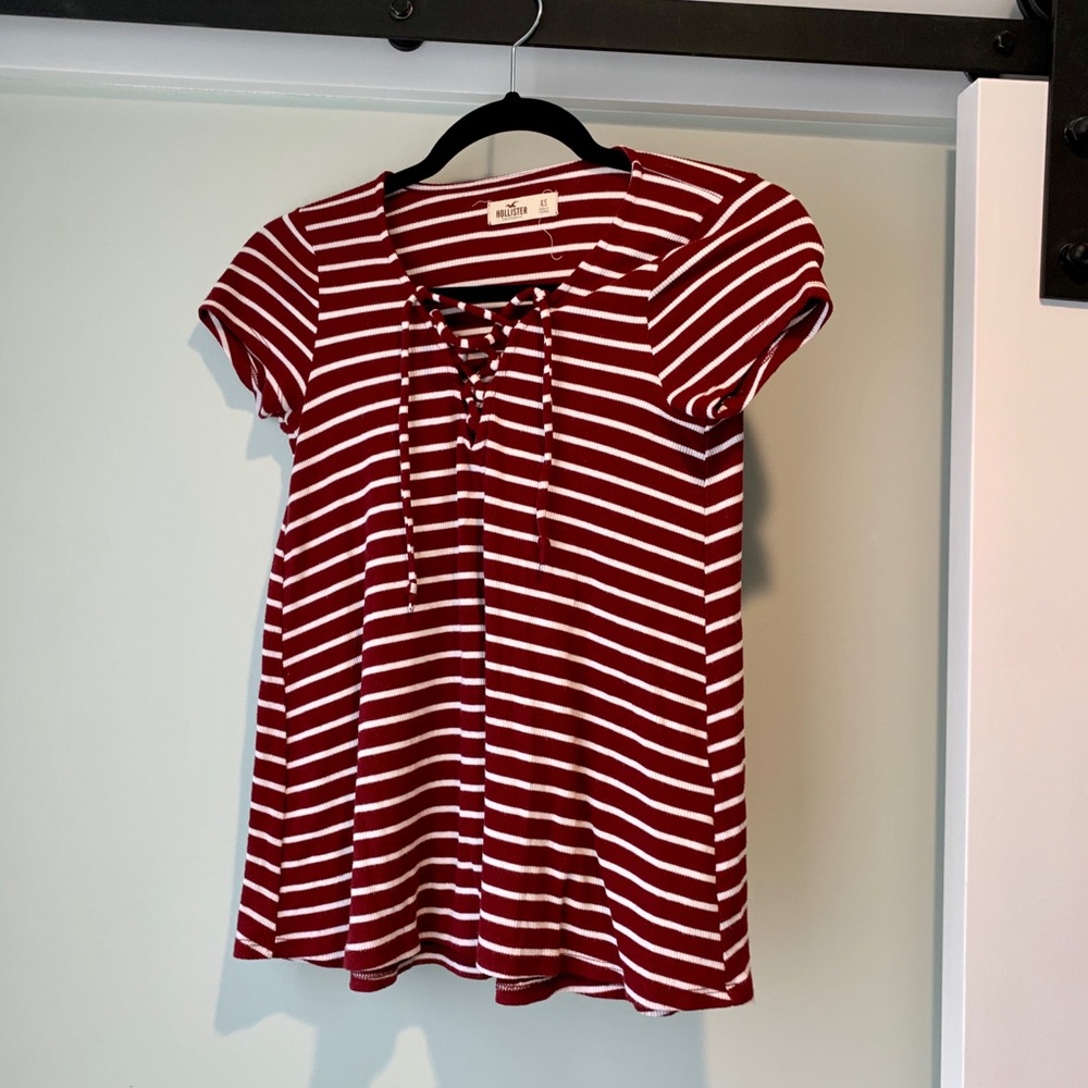 Hollister Lace up shirt